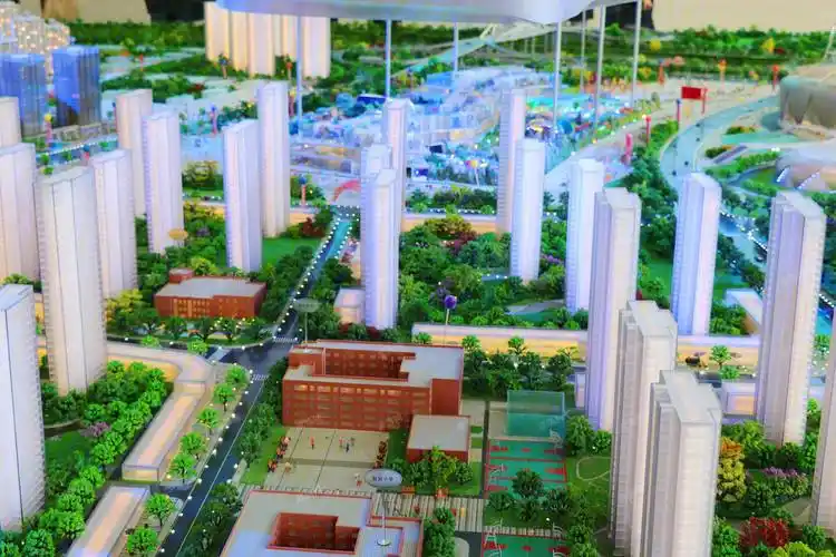 源浩网兰州万达城楼盘样板间效果图-高清大图-沙盘图-兰州源浩网