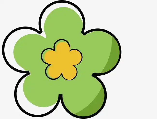 扁平化扁平化花png下载