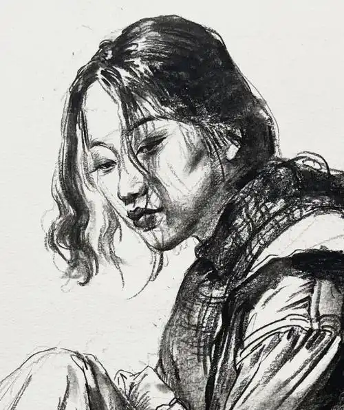 线面速写局部小头