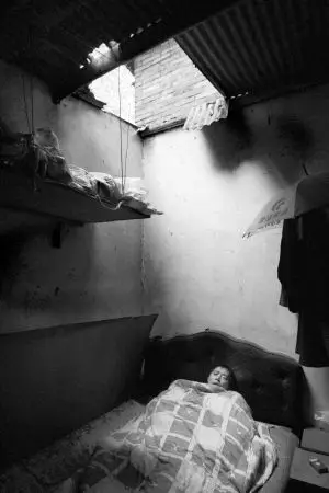 小偷屋顶坠下砸伤床上男子(图)