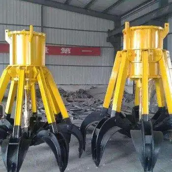 凿井抓岩机液压中心回转抓岩机厂家二手大抓