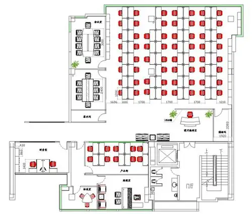 办公室设计中的平面布置要点