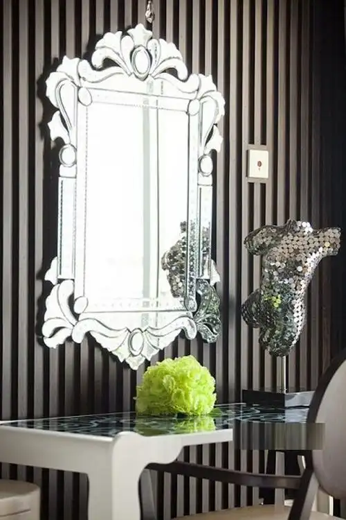 时尚卧室桌子镜子设计图