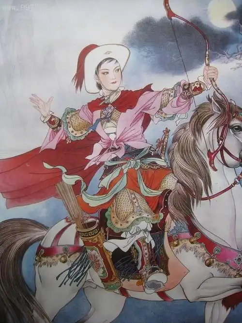 千古风华:中国历史巨人的传世之路-女将军花木兰与英勇的战场