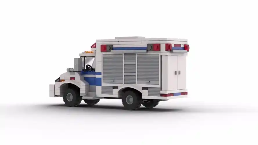 活动  【砌砖小哥】乐高moc教程(包教包会)- 警用卡车