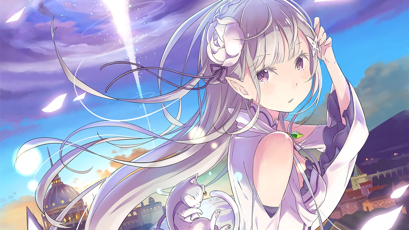 re:0《从零开始的异世界生活》艾米莉亚高清宽屏壁纸(二)