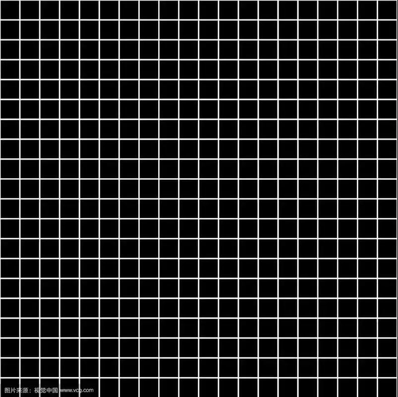 5毫米见方的白色网格在黑色上