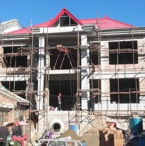 截止目前为止两层小别墅一共砸了60万,完工后的