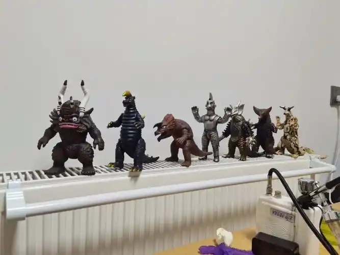 怪兽软胶  #怪兽软胶重涂  #米库拉斯 #布莱克王  #阿基拉  #乌英达