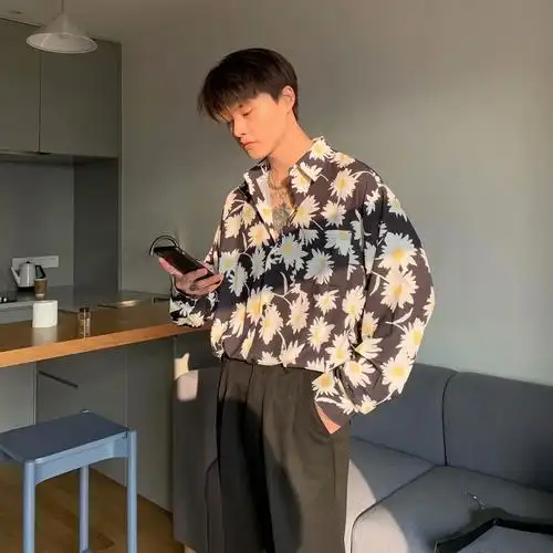 共397 件雪纺花衬衫男相关商品