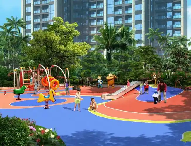 小区儿童乐园效果图
