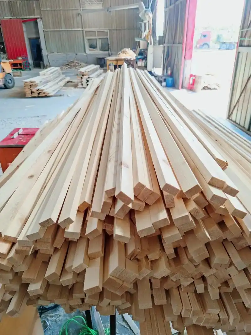 厂家批发白松龙骨 加工定制多规格抛光木龙骨 建筑工程实木龙骨 - 抖