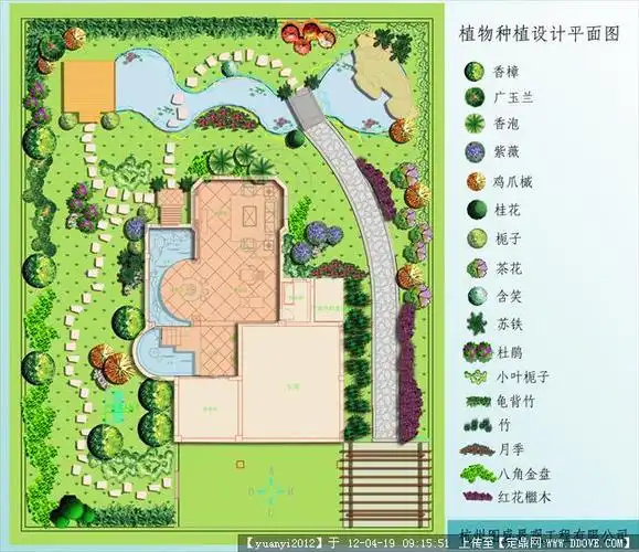 庭院景观设计平面图