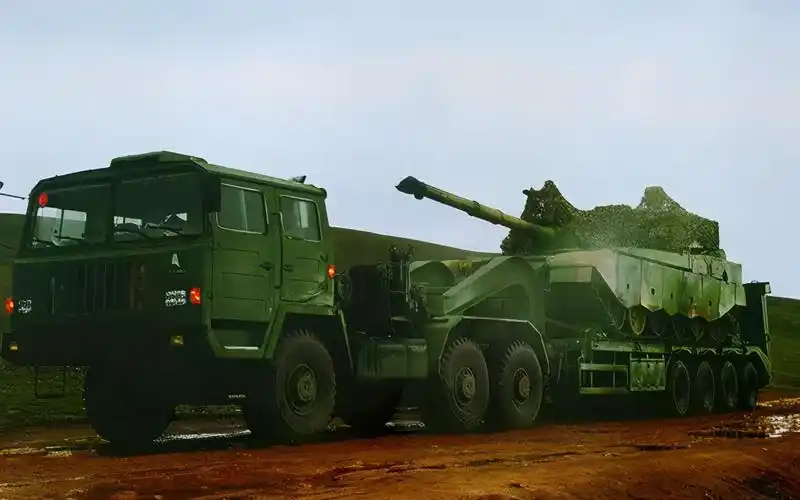 图丨泰安特车ta4360长途运输99a主战坦克