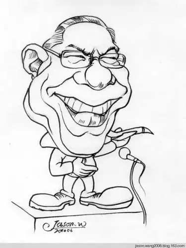 人物夸张漫画简笔画