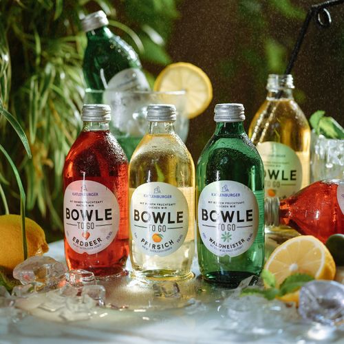 盛夏汽水德国草莓蜜桃宝乐凯特伦果汁气泡甜酒果酒