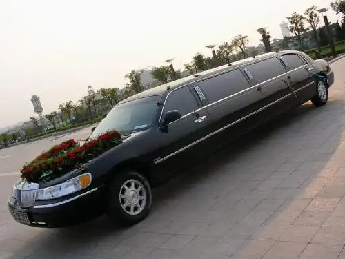 美国加利福尼亚州伯班克市杰·奥尔伯格设计出了世界上最长的汽车,这