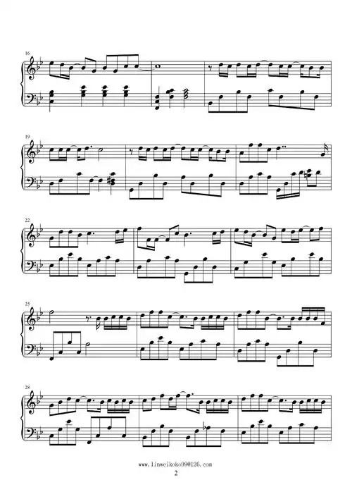 回到夏天钢琴谱-改编:林伟回到夏天钢琴谱-环球钢琴网