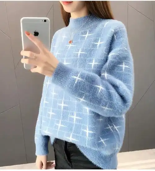 毛衣2021年新款ins潮爆款今年流行行的网红早秋毛衣