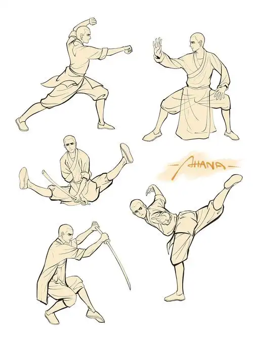 少林武僧|武术速写-10动作
