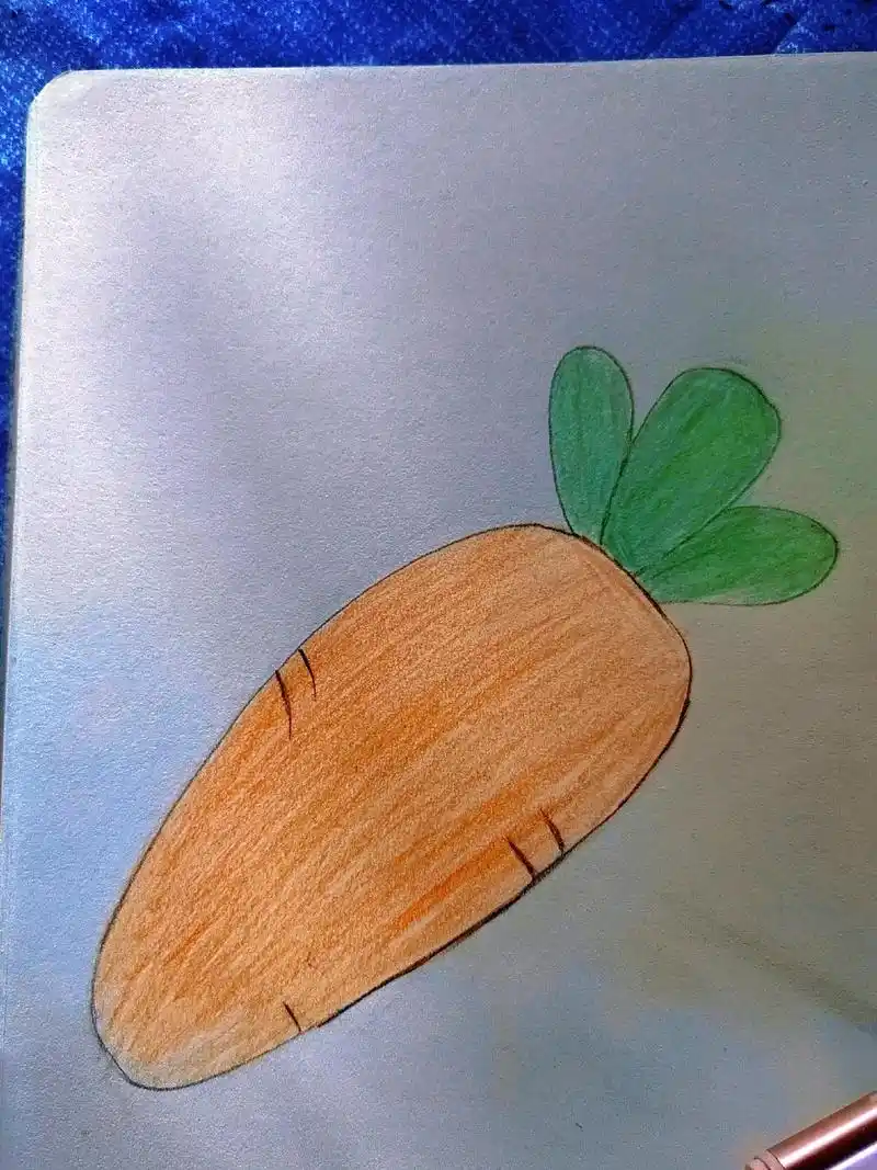 白~悠:#自学画画打卡 #日常瞎画 简笔画萝卜