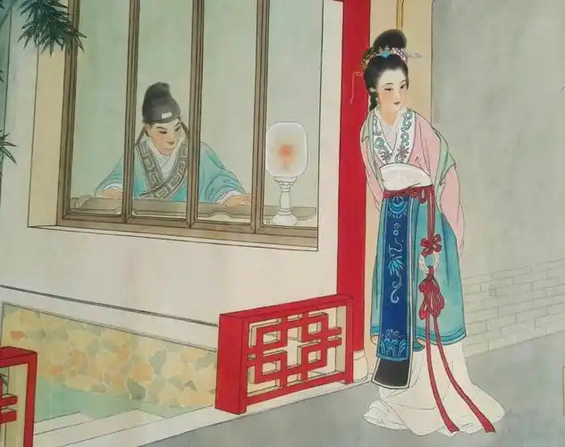 陶云峰再画《西厢记》长二十米,宽八十公分 之一