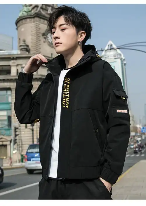 牛仔外套男春秋宽松休闲韩版潮流秋季褂子男装上衣服潮牌复古夹克