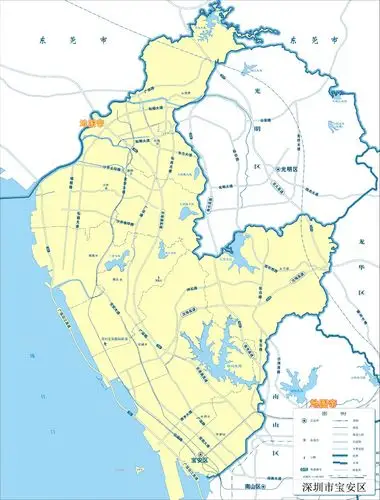 深圳宝安40年,由约2千平方公里缩小到397平方公里