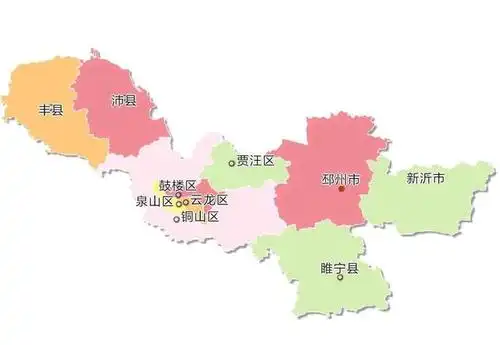 徐州市区域划分图