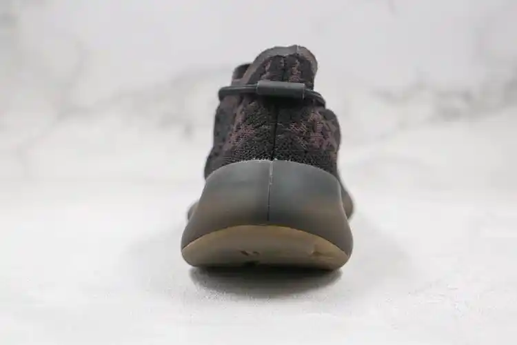 阿迪达斯adidas yeezy 380 boost纯原版本椰子380爆米花跑鞋黑棕色原