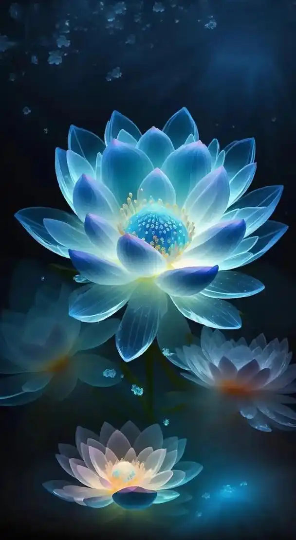 美图:晶莹剔透水晶花