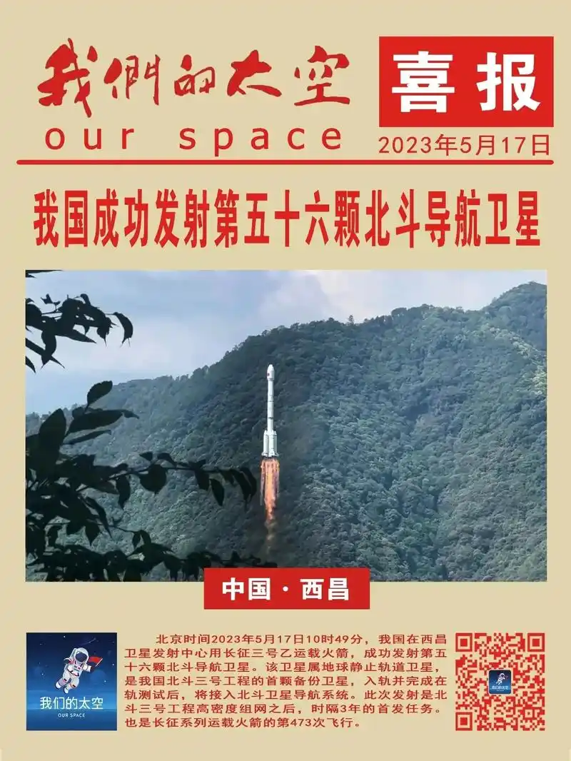 祝贺中国航天,北斗三号工程在轨热备份导航卫星发射成功! - 抖音