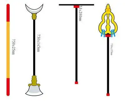 西游记兵器简笔画 图片合集