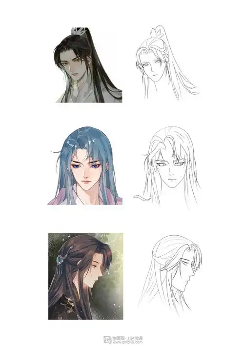 《古风插画鼻子的基本画法》by 高杉爱喝养乐多