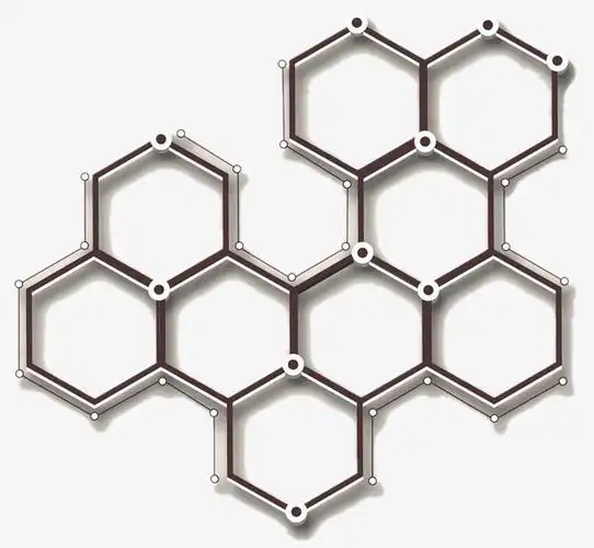 六边形简约元素信息图案免抠素材免费下载_觅元素51yuansu.com