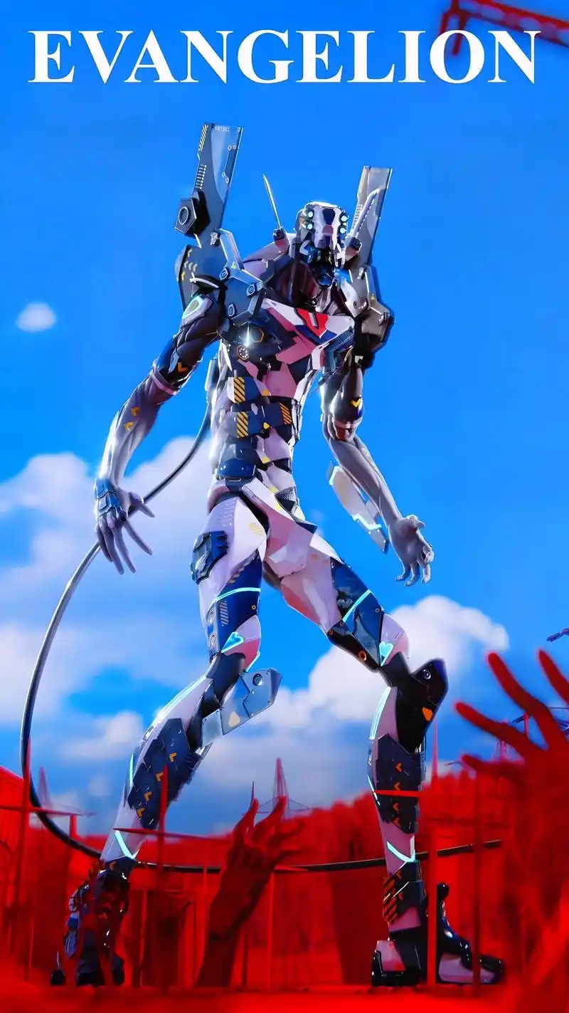 新世纪福音战士超清壁纸,好帅.#eva初号机 #二次元美图  - 抖音