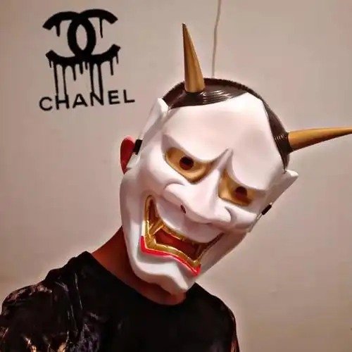 神孩子 般若面具 面具男恐怖般若面具网红鬼首面具快手抖音兰陵王般若