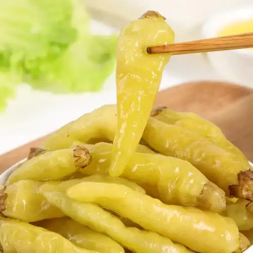 泡椒小米辣椒泡椒水野山椒泡凤爪调料四川泡菜400g袋装商用批发