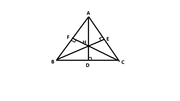 钝角三角形的高锐角三角形abc的三条高ad,be,cf交与h,则三角形bch的三