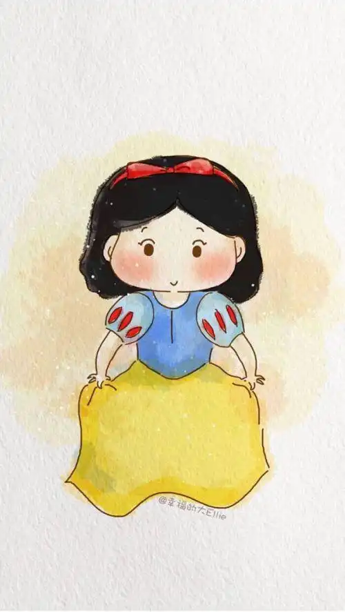 各种手绘可爱小公主