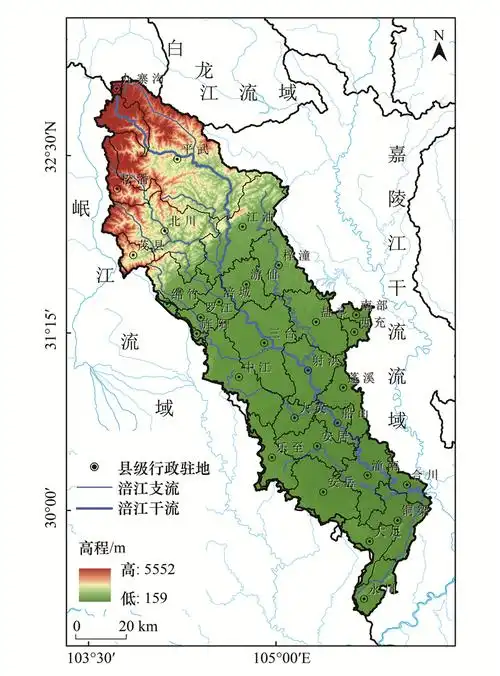 基于景观生态风险评价的涪江流域景观格局优化
