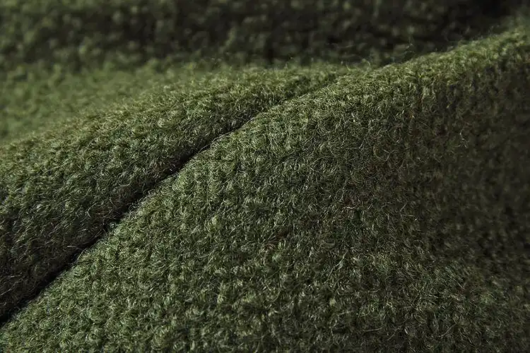 复古军绿色蝴蝶结外套 羊毛呢半裙气质套装1679