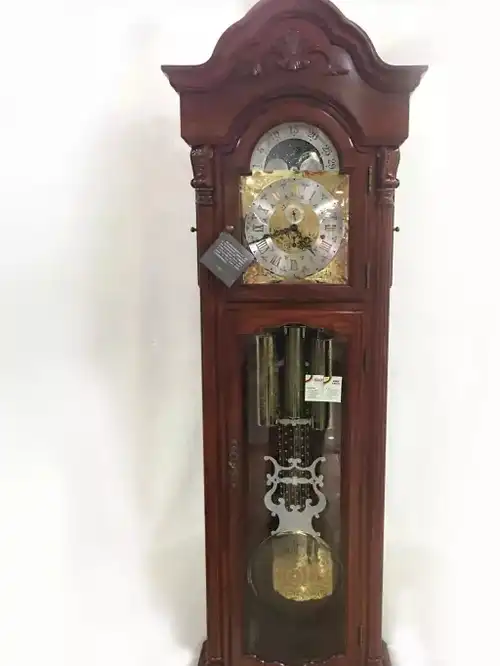 烟台美时嘉落地钟,细节功能解析_机芯_控制_月相