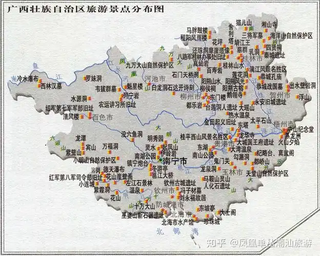 中国最美旅游景点高清地图(汇聚3000多个景点,可下载收藏 . .