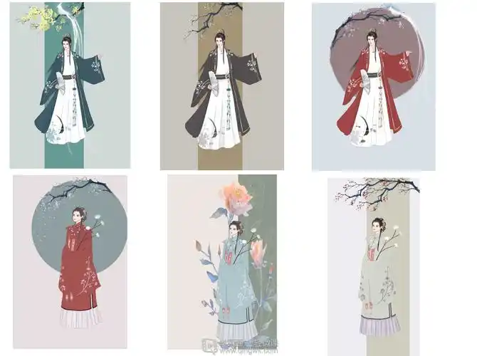 古风插画配色技巧