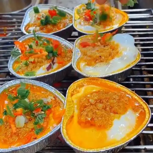 一次性锡纸铝箔餐盒慕斯甜点圆形爱心外卖烘焙一次性餐盒