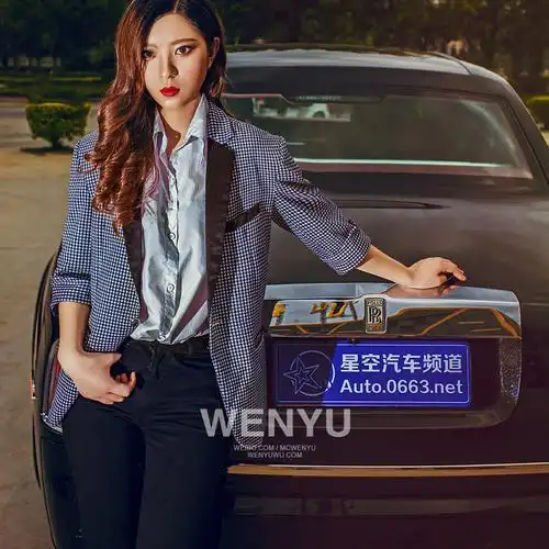 豪车美女--劳斯莱斯幻影