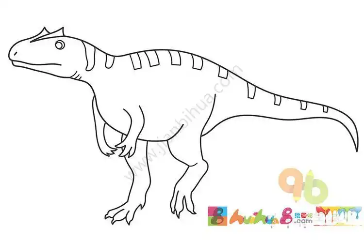 龙简笔画儿童腔骨龙简笔画恐龙骨骼简笔画视频腔骨龙简笔画恐龙简笔画