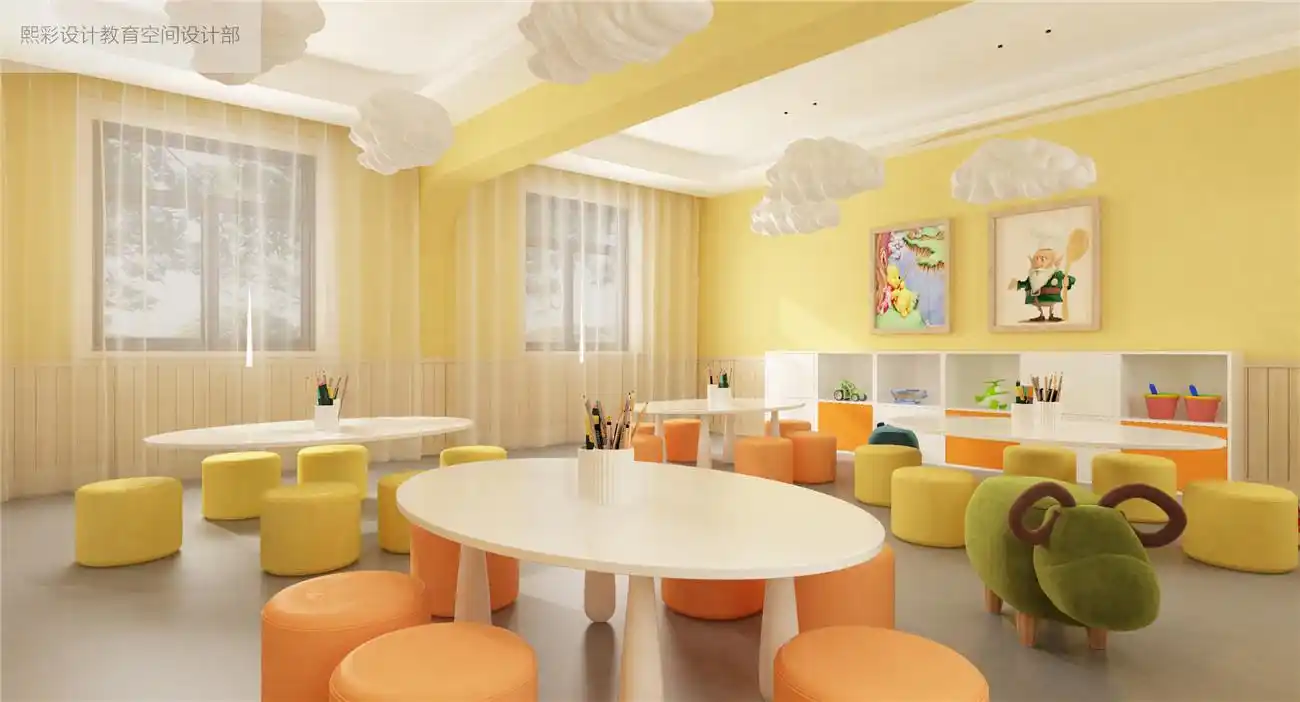 少儿书法培训教室设计|少儿钢琴培训室设计