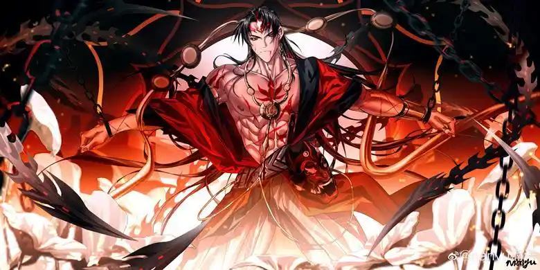 阴阳师阿修罗 |nanyu的阴阳师插画图片